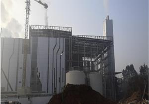 成都鄧雙環(huán)保發(fā)電廠項目煙囪工程